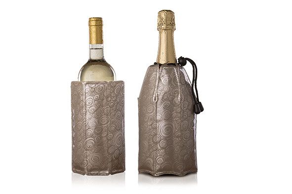 ACTIVE COOLER SET WIJN- EN CHAMPAGNE KOELER PLATINUM SLEEVE Artikel code 3887560/1472