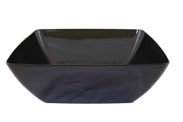 SCHAAL VIERKANT ZWART 40,5X40,5XH13,6CM Artikel code 18202913/1659