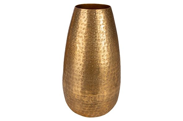 VAAS GOUD 16X16XH31CM ROND ALUMINIUM Artikel code 254633/1774