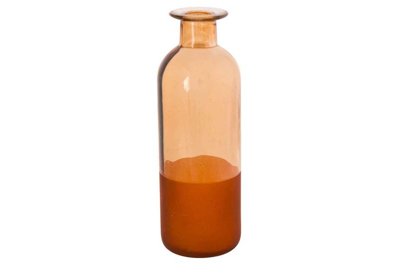 FLESVAAS SPRAYED PEACH D6XH16CM GLAS Artikel code 870899/130