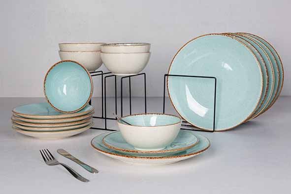 GRANITE BLUE SERVIESSET 18DLG Artikel code 1824187/162