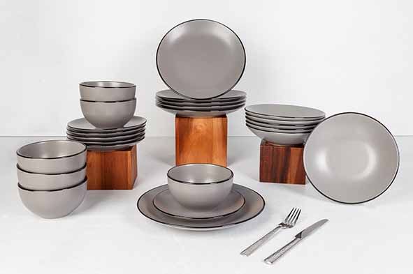 SPECKLE GREY SET 24 DLG Artikel code 2461546/127