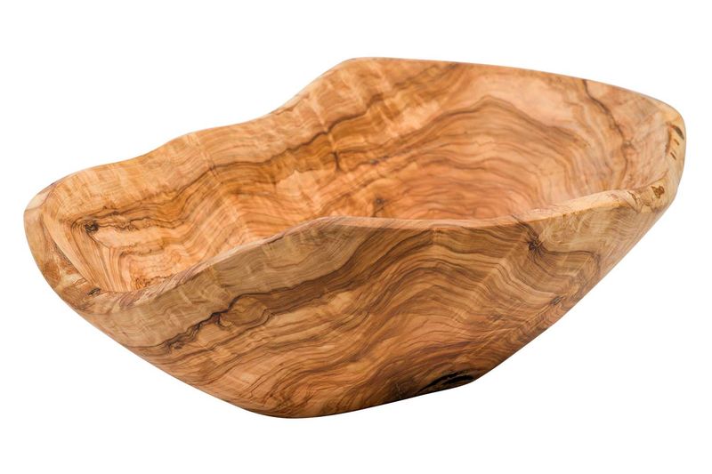 ORGANIC SLAKOM D35-39CM ROND OLIJFHOUT NATUUR Artikel code 6484759/2795