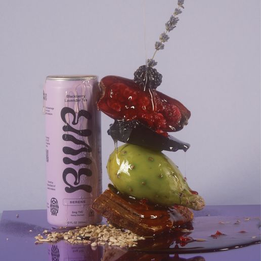 RIVR THC &amp; Mushroom Beverages, Attribute 1: Blackberry Lavender