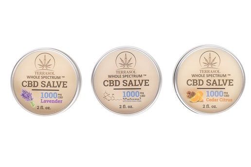 TerraSol Whole Spectrum CBD Topical Salves