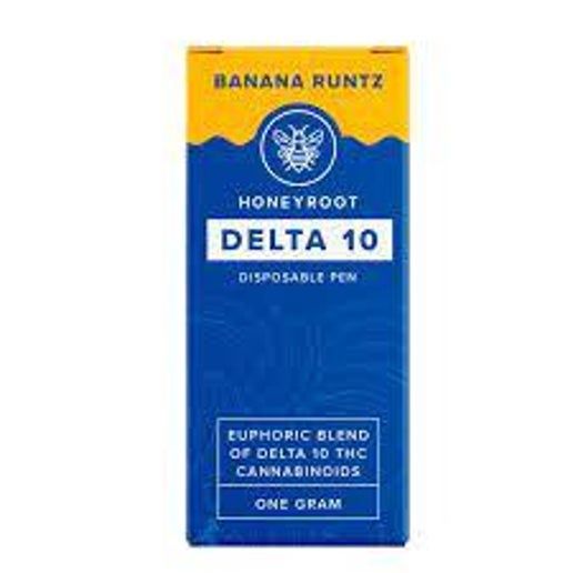 Honeyroot Delta 10 1ml Disposable Vape, Attribute 1: Banana Runtz