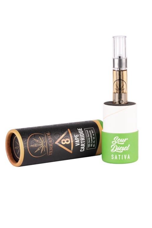 TerraSol 1ml Delta 8 THC Vape Carts, Attribute 1: Sour Diesel
