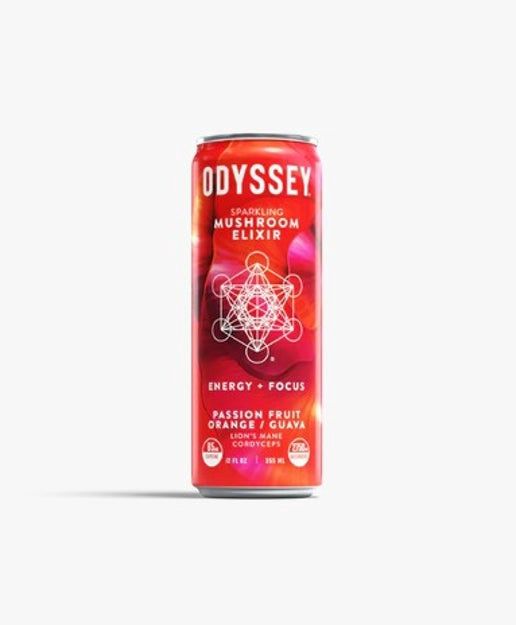 Odyssey Mushroom Sparkling Elixir, Attribute 1: Passionfruit Orange Guava