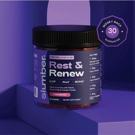 Slumber, Rest &amp; Renew Gummies