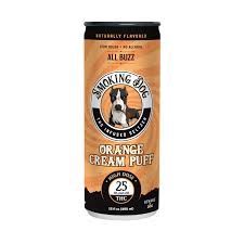 Smoking Dog 25mg THC Seltzers, Attribute 1: Orange Cream Puff