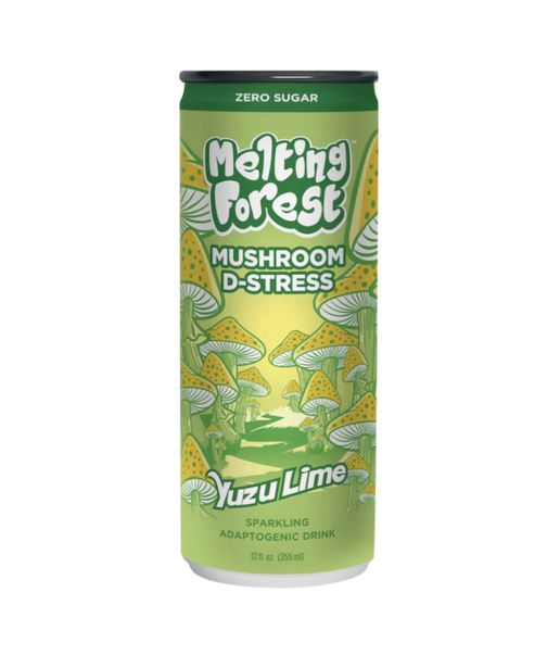 Melting Forest Mushroom Sparkling Water, Attribute 1: D-Stress, Yuzu Lime