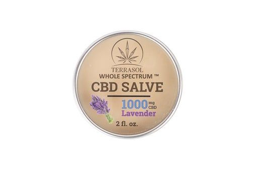 TerraSol Whole Spectrum™ CBD Topical Salves, Attribute 1: 1000mg 2oz - Lavender