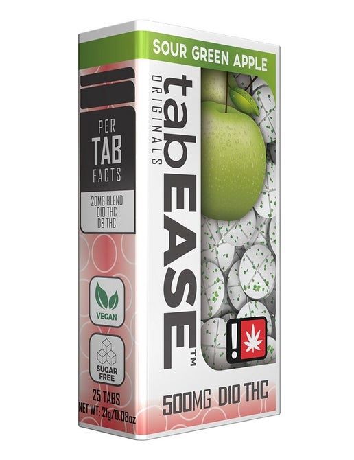 TabEASE 500mg D10 Mints, Attribute 1: Sour Green Apple