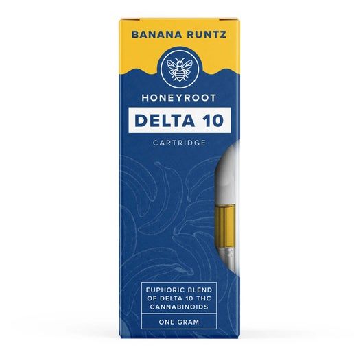 Honeyroot Delta 10 1ml Vape Carts, Attribute 1: Banana Runtz