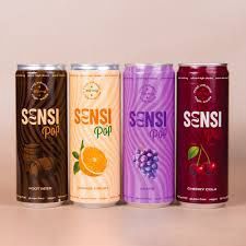 Sensi Pop - 20mg &amp; 50mg THC Sodas