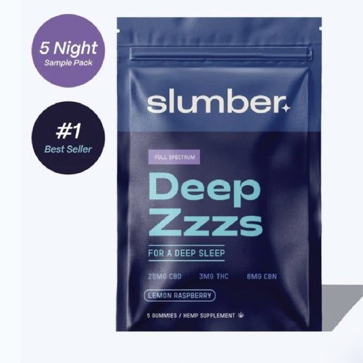 Slumber, Sleep Aid Gummies, Attribute 1: 5ct Deep Zzz's Gummy Pack