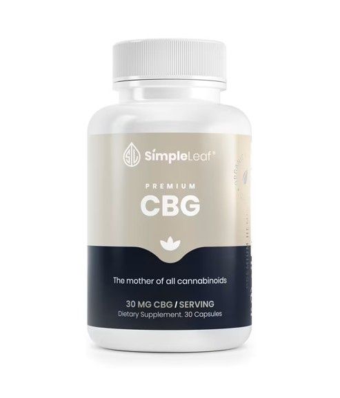 Simple Leaf CBD Supplement Capsules, Attribute 1: CBG