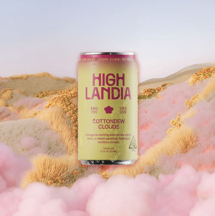Highlandia THC Beverages, Attribute 1: 5mg Cottondew Cloud