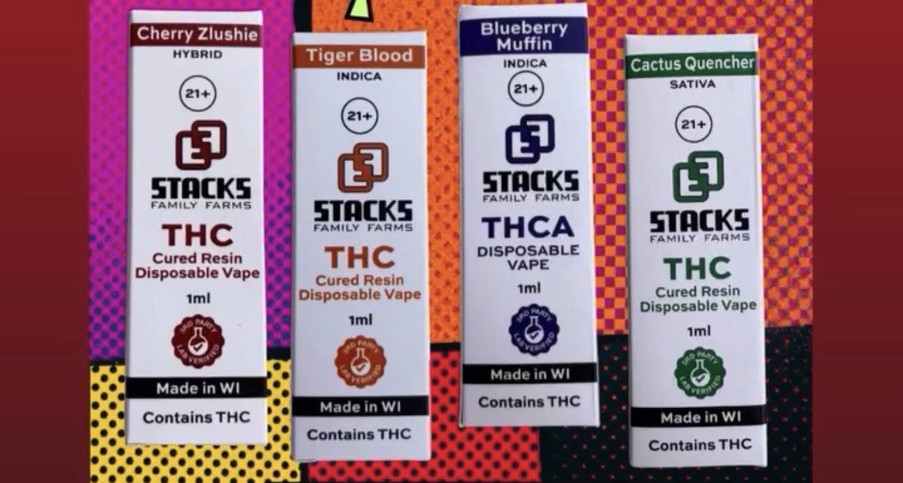 Stacks Family Farms THCa 1g Disposable Resin Vape