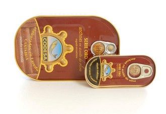 Codesa, Anchoas Cantábrico AOVE Serie Oro RR50 (blik 7-8 filets) 48 g