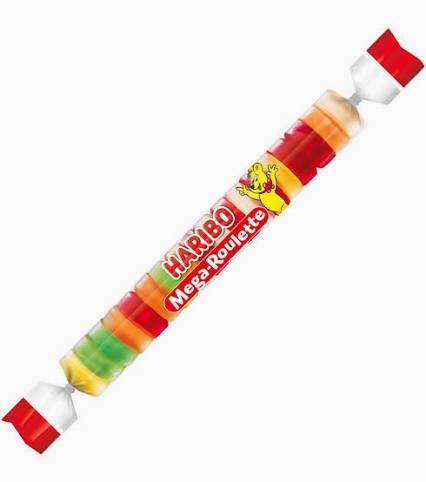 Haribo roulette fruitrollen