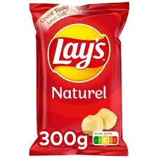 Chips Lay’s Zout 300gr groot