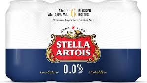 Stella Artois 0,0°  33CL/BLIK Six&#39;s Pack