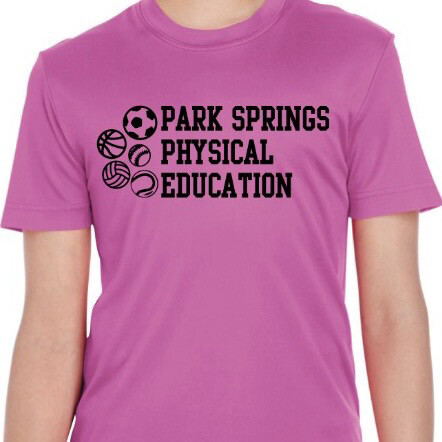 👚 PE Dry Fit Shirt - PINK 👚 PE Dry Fit Shirt - PINK