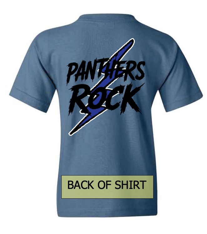 Panthers Rock Spirit Shirt - Solid Panthers Rock Spirit Shirt - Solid