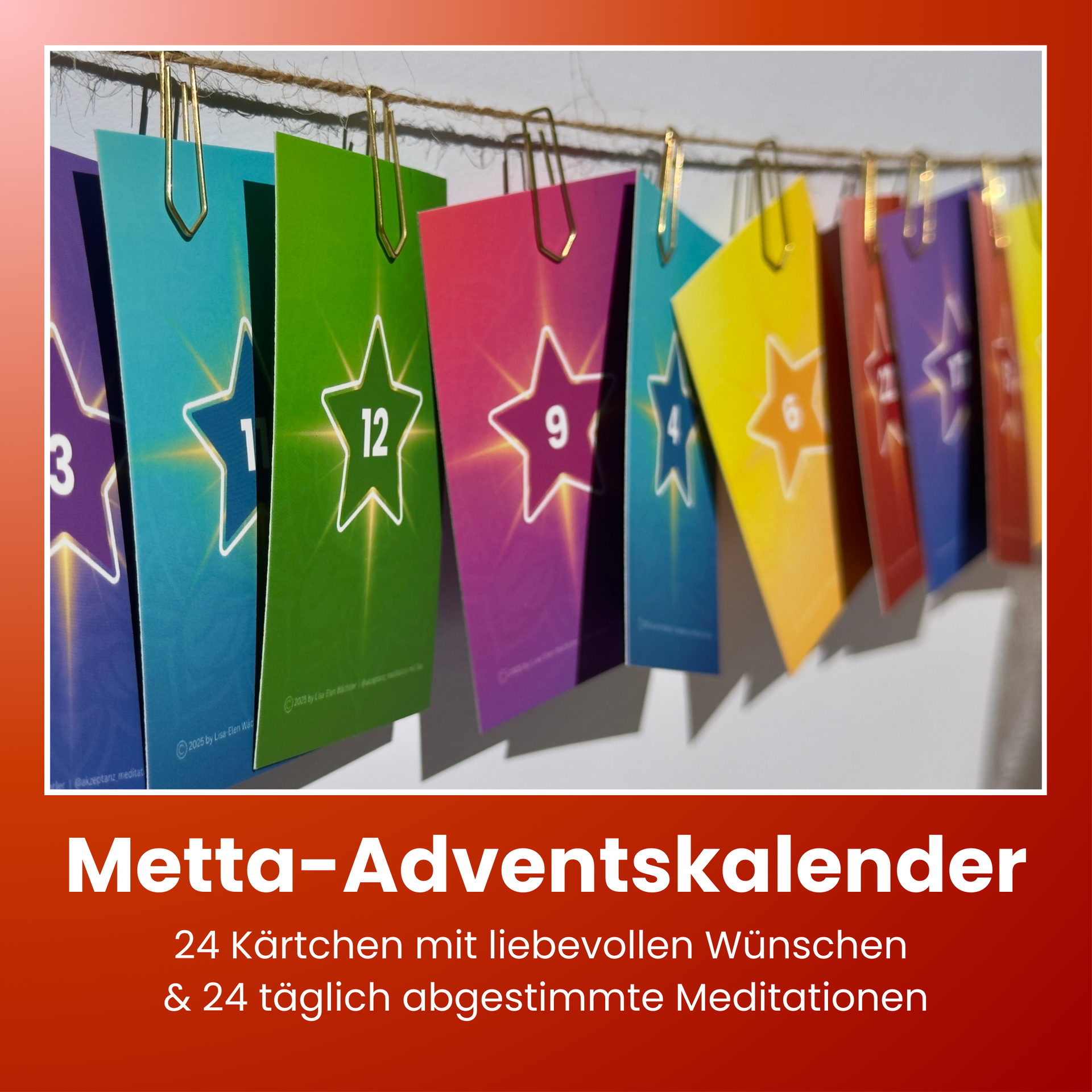 Metta-Adventskalender inkl. Meditationsaudios