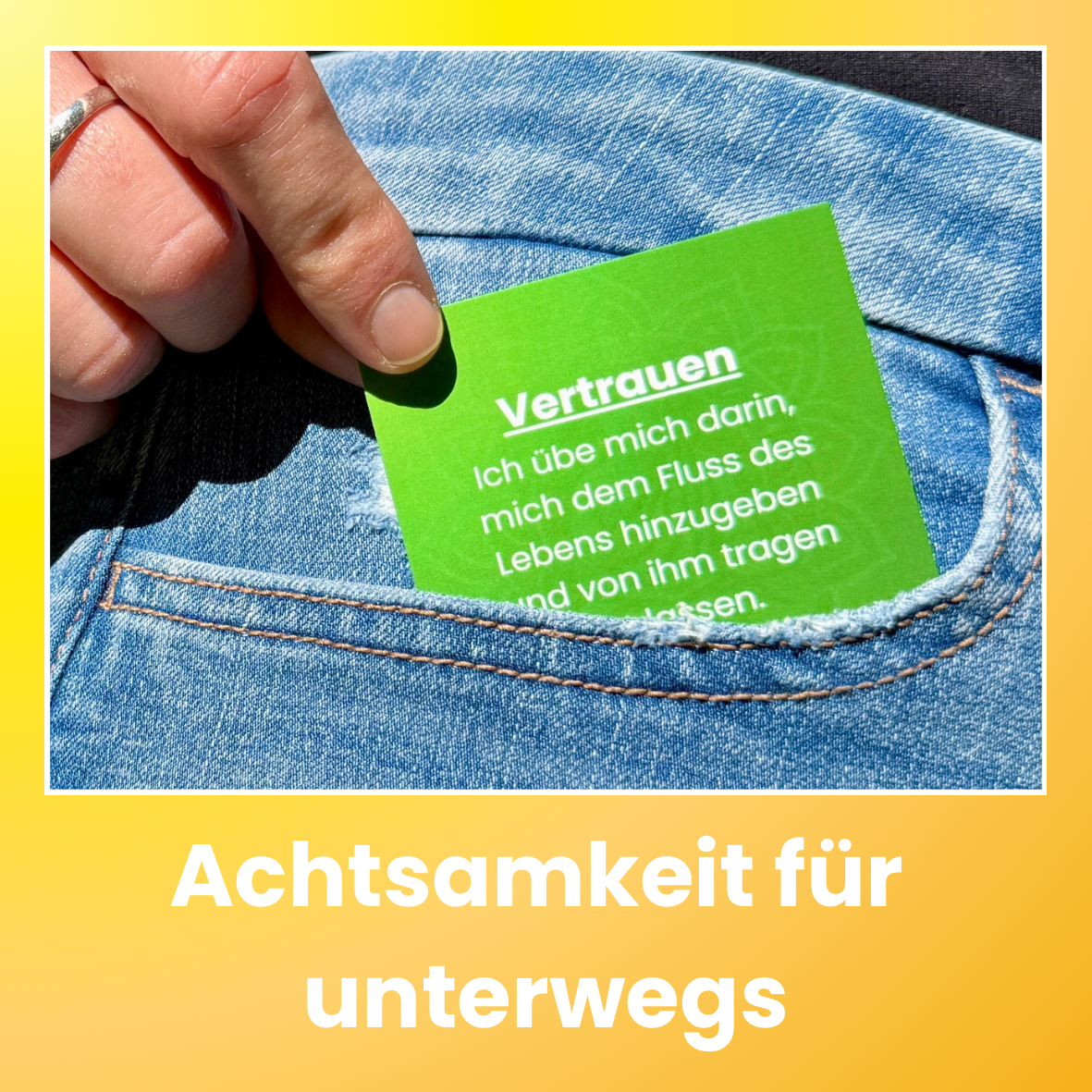 Erinnerungskarten - 7 Qualitäten eines achtsamen Geistes