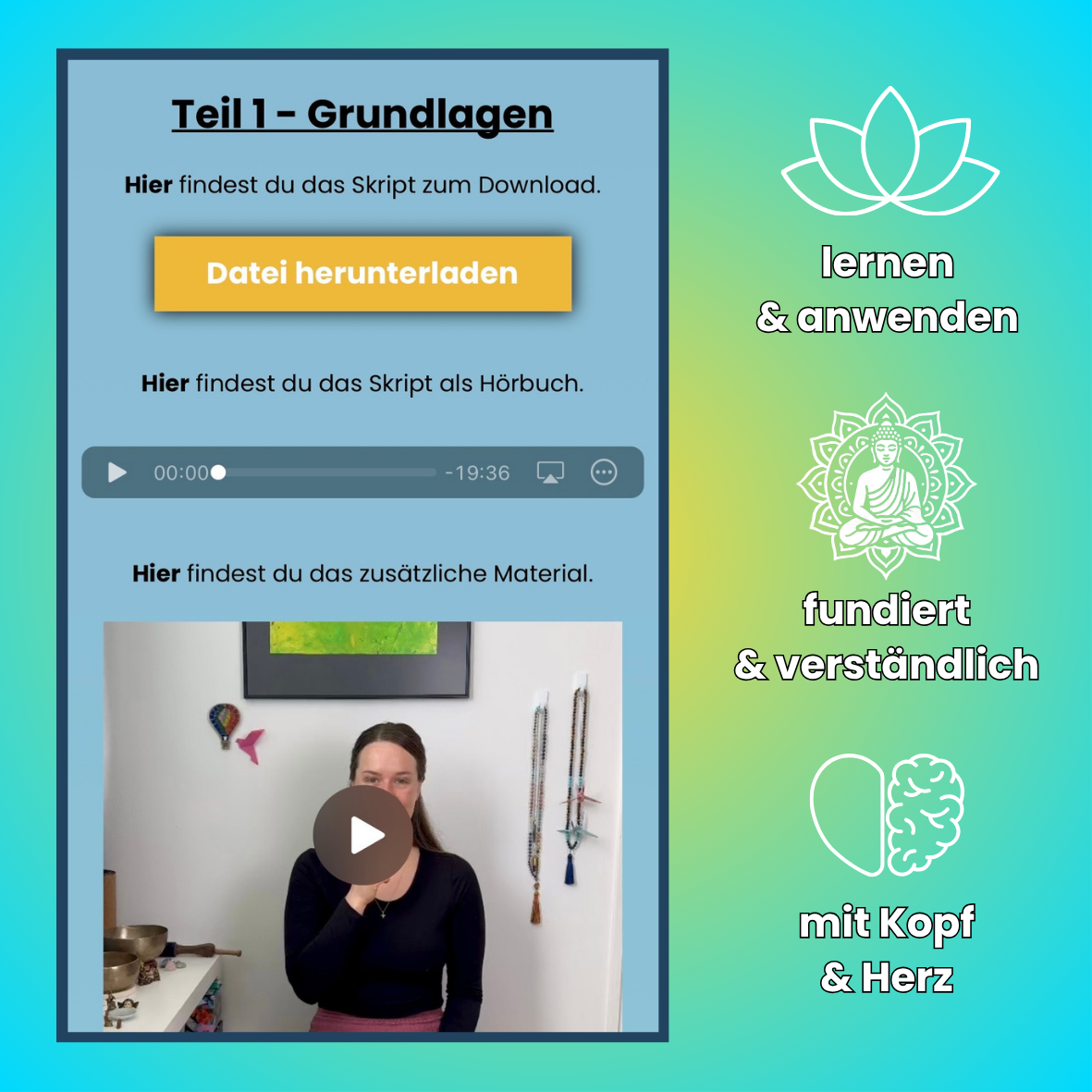 Selbstlernkurs: Achtsamkeit & Emotionen und Gefühle