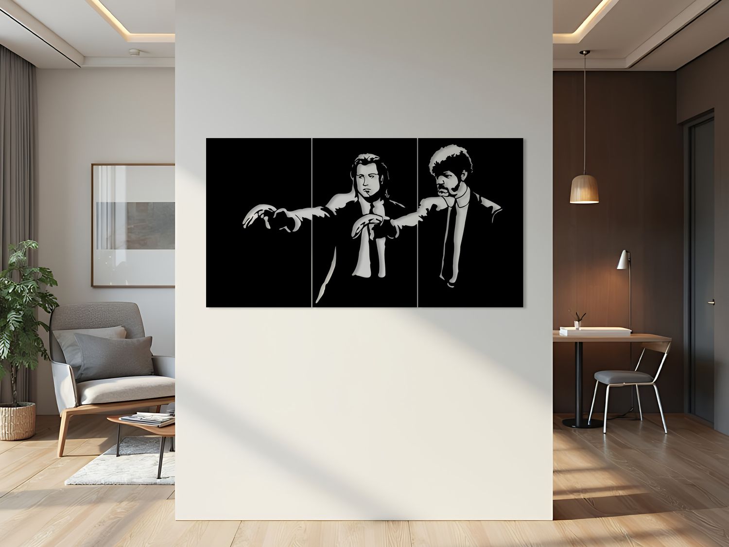 Pulp Fiction - banksy inspired