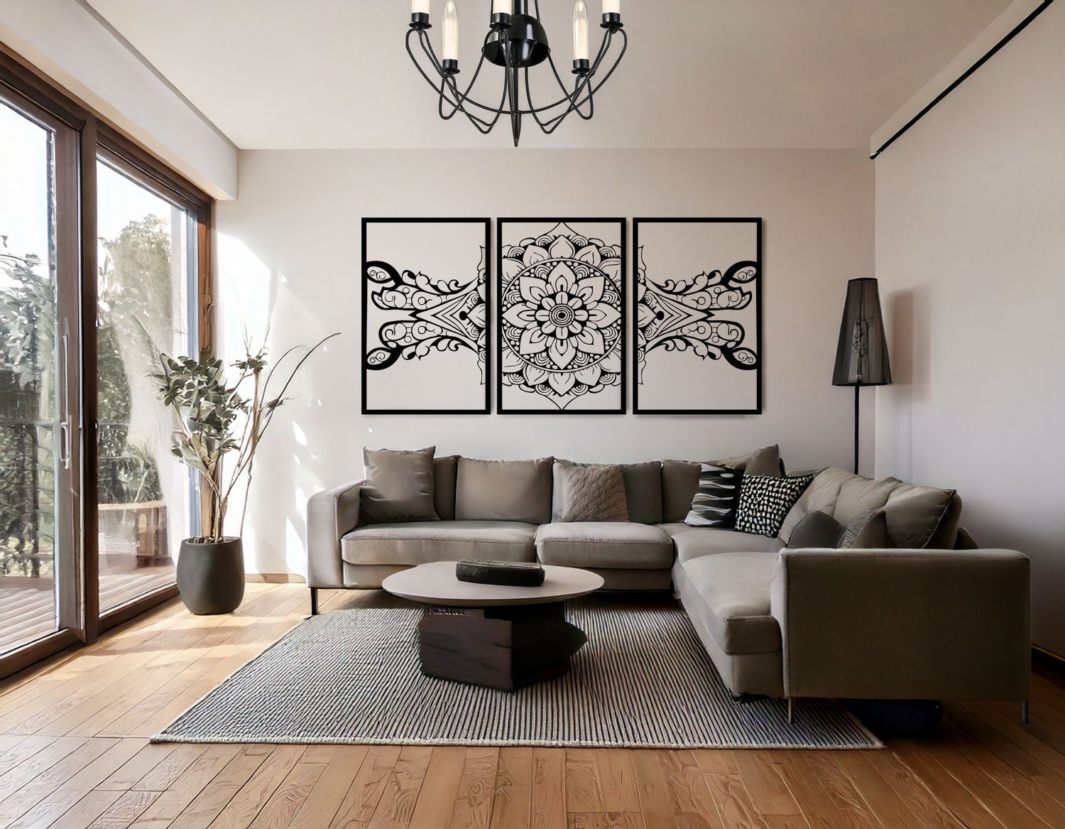 Mandala tryptyk