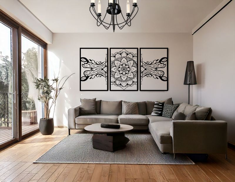 Mandala tryptyk