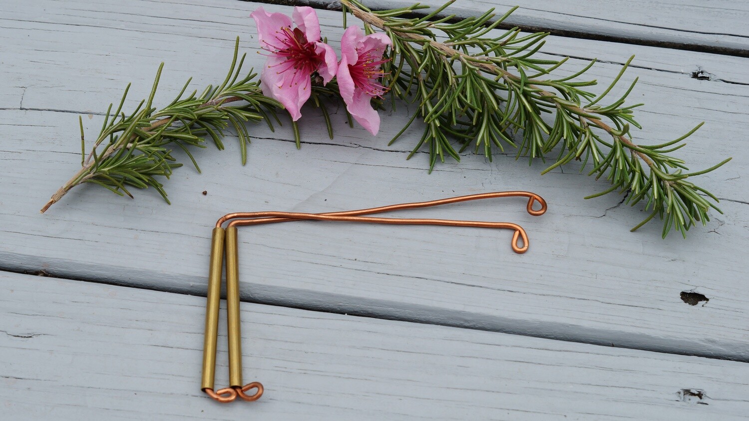 Hand-made Copper Mini Dousing Rods