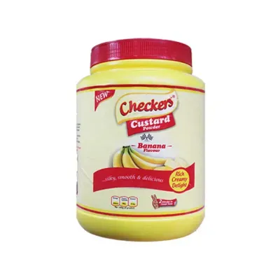 Checkers banana custard 400g
