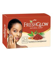 FreshGlow soap turmeric sandalwood