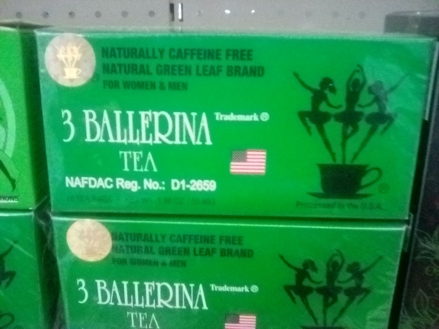 3 BALLERINA TEA for men and women