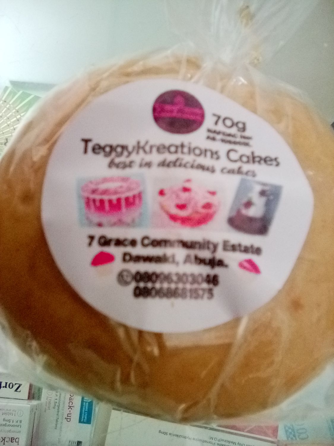 TeggyKreation cakes 70g