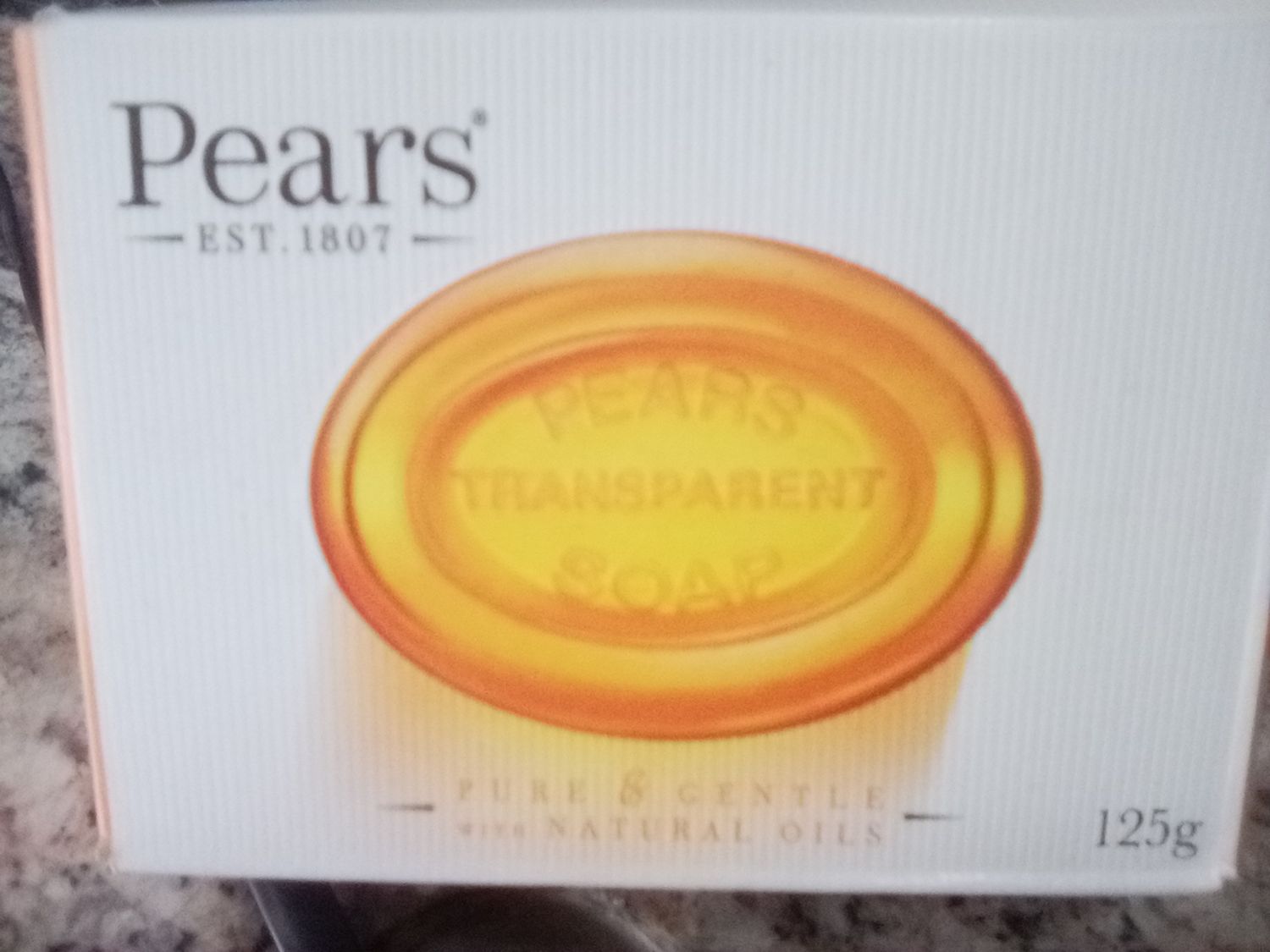 PEARS TRANSPARENT SOAP WIYH NATURAL OILS