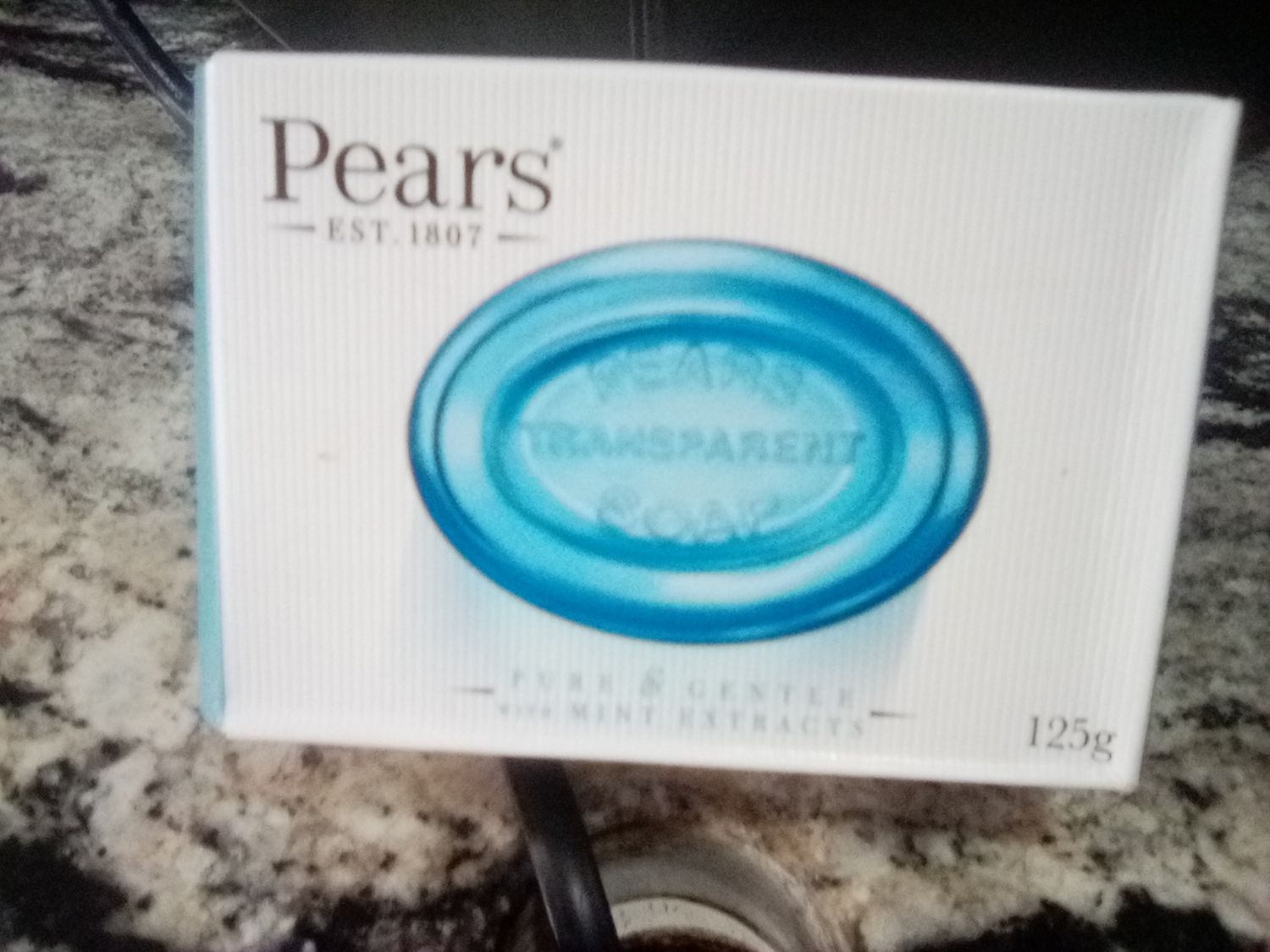 PEAR TRANSPARENT SOAP WITH MINT EXTRACT