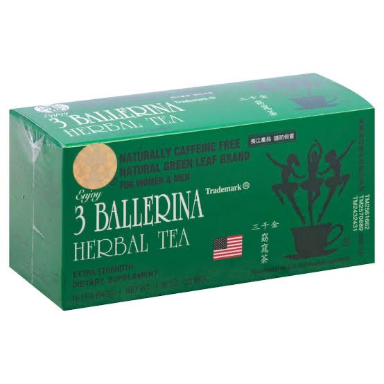 3 BALLERINA TEA for men and women