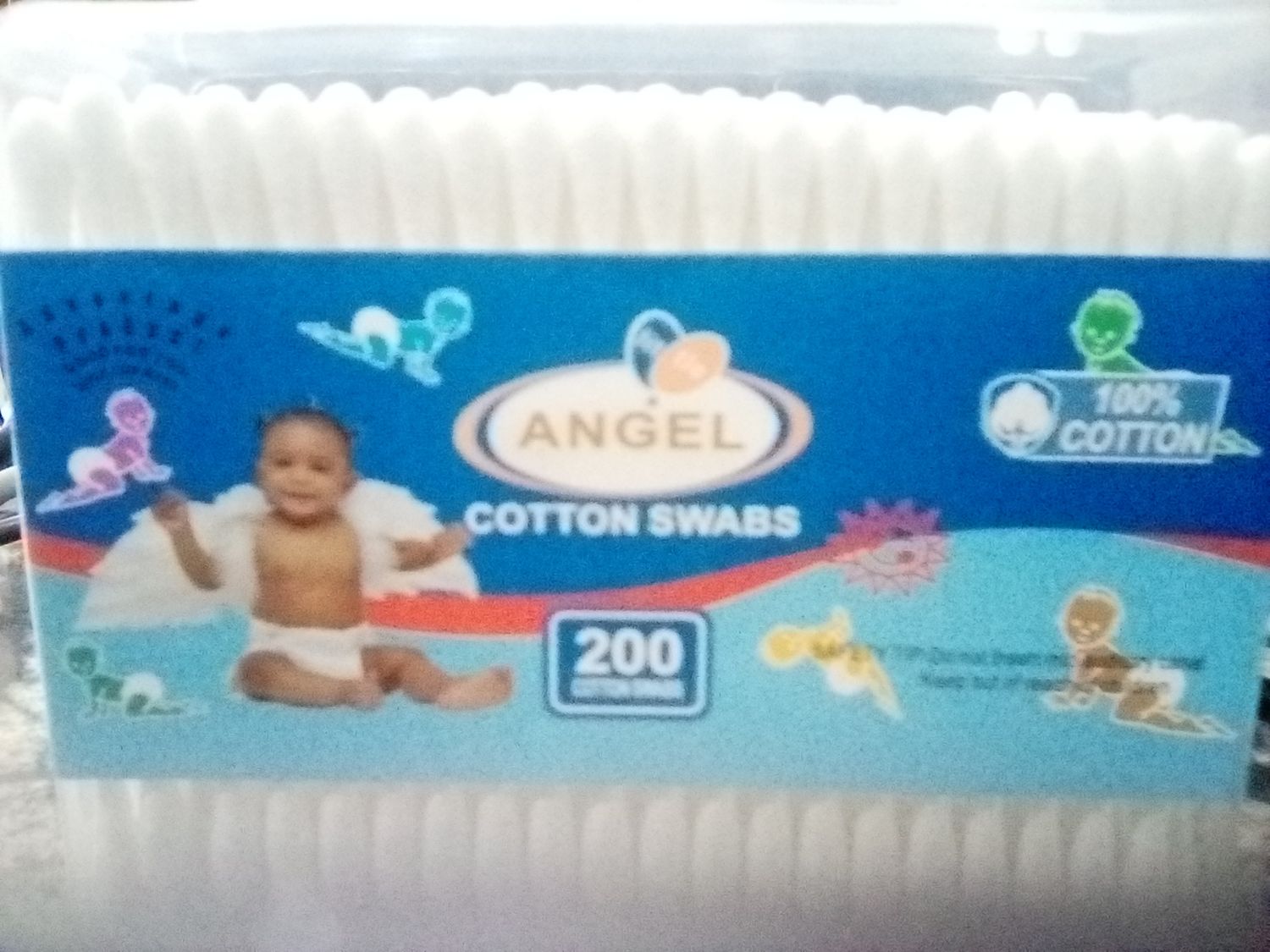 ANGEL COTTON 200 SWABS