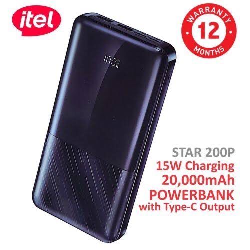 Itel Star200 Power bank 20000mAh