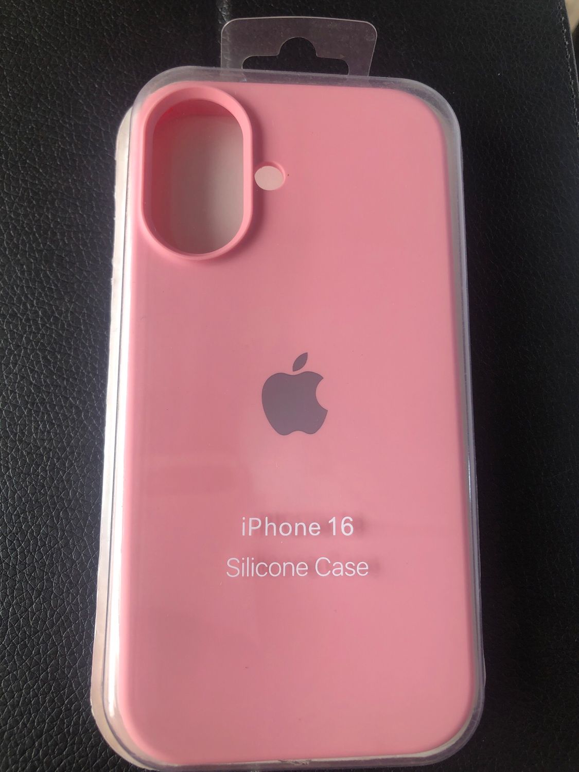 IPHONE 16 SILICONE PINK CASE