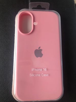 IPHONE 16 SILICONE PINK CASE