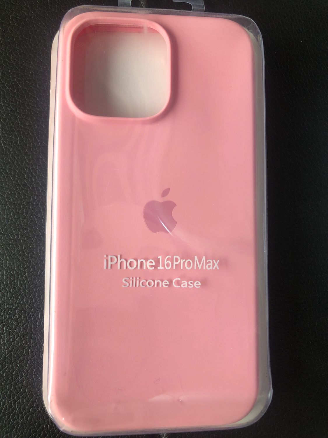 IPHONE 16proMax SILICONE PINK CASE