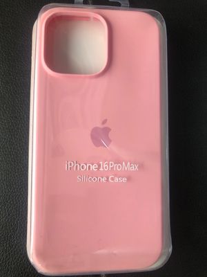 IPHONE 16proMax SILICONE PINK CASE