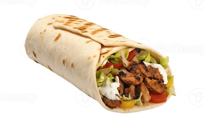 Beef shawarma with sausage
